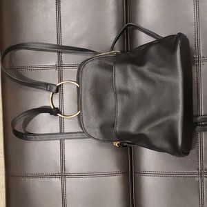 LD brand faux leather Backpack